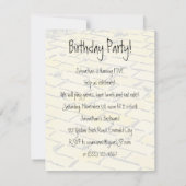 tovenaar Oz Book Hoesje Art Birthday Party Kaart (Achterkant)