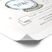 Tovenaar Party Time Capsule Sign Poster (Hoek)