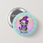 Tovenaar Puppydog knop Ronde Button 5,7 Cm (Voorkant /achterkant)