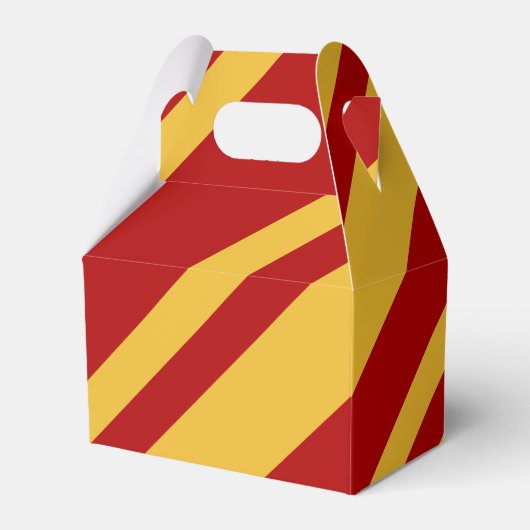 Tovenaar Rode en Gouden Lijst Bedankdoosjes (Voorkant Zijde)