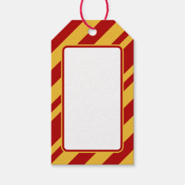 Tovenaar Rood en Goud Blanco Cadeaubijsluiter Cadeaulabel