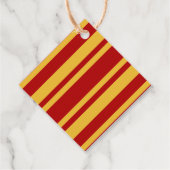 Tovenaar Rood en Goud Blanco Diamant Bedankjes Labels (Achterkant)
