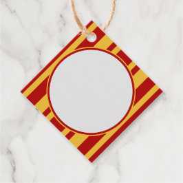 Tovenaar Rood en Goud Blanco Diamant Bedankjes Labels