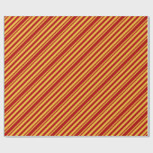 Tovenaar Rood en Goud Cadeaupapier (Vlak)