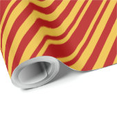 Tovenaar Rood en Goud Cadeaupapier (Rol Hoek)