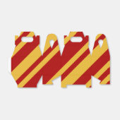 Tovenaar Rood en Goud Gevel Bedankdoosjes (Uitgevouwen)