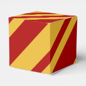 Tovenaar Rood en Goud Hart Bedankdoosjes (Achterkant)