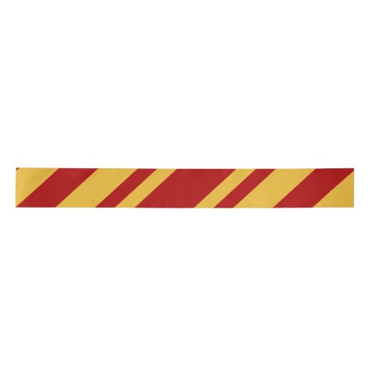 Tovenaar Rood en Goud Satijnen Lint (Voorkant)