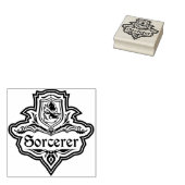 Tovenaar rubberstempel (Gestempeld)