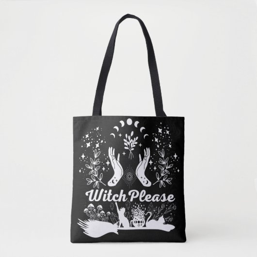 Tovenaar: Sassy Sorcery Design Tote Bag (Voorkant)
