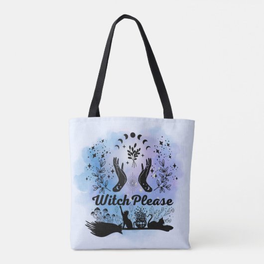 Tovenaar: Sassy Sorcery Design Tote Bag (Achterkant)