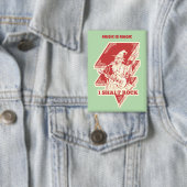 Tovenaar speelt gitaar button (Insitu)