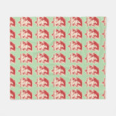 Tovenaar speelt gitaar fleece deken (Voorkant (Horizontaal))