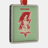 Tovenaar speelt gitaar metalen ornament (Rechts)