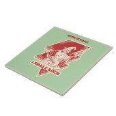 Tovenaar speelt gitaar tegeltje (Zijkant)