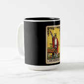 Tovenaar Tarot Tweekleurige Koffiemok (Voorkant links)