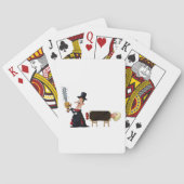 Tovenaar treedt op pokerkaarten (Achterkant)