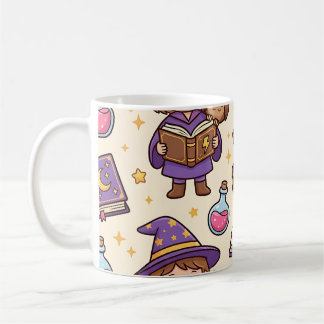 Tovenaar Uil Magische Mok – Cute Fantasy Patroon