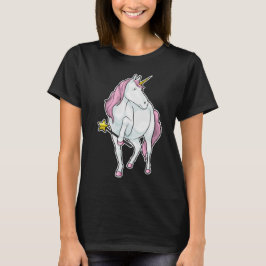 Tovenaar Unicorn Magische Wand T-shirt