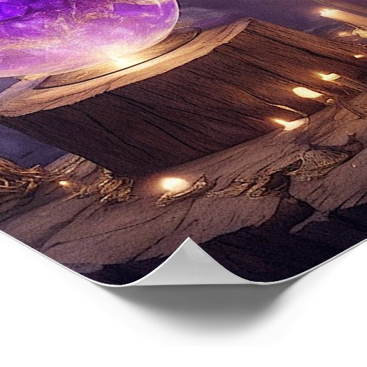 Tovenaar van de Eeuwige Tijden Poster (Hoek)