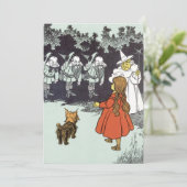  Tovenaar van de Oz Dorothy Munchkins Uitnodiging (Staand voorkant)