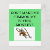 tovenaar van de oz grap briefkaart (Voorkant)