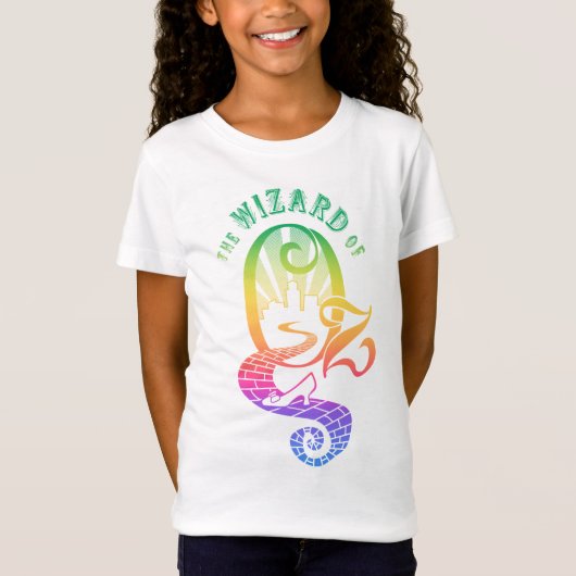 Tovenaar van de OZ-regenboog T-shirt (Voorkant)