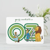 Tovenaar van de Partij van het Baby shower Oz Kaart (Staand voorkant)