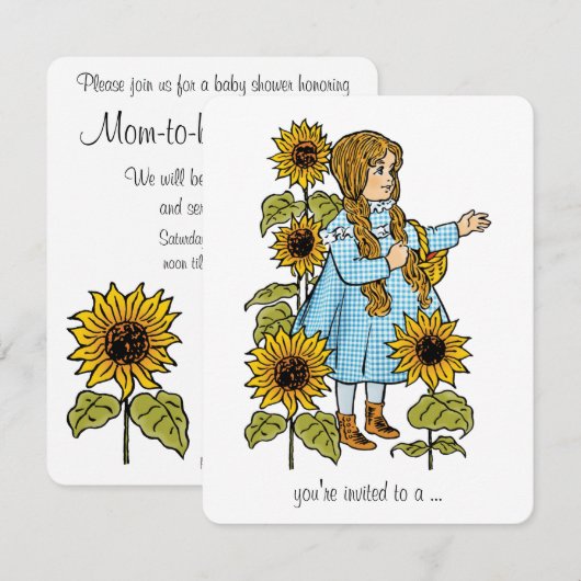  Tovenaar van de Uitnodiging van de Partij van het (Voorkant / Achterkant)