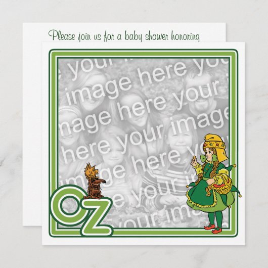  Tovenaar van de Uitnodiging van de Partij van het (Voorkant / Achterkant)