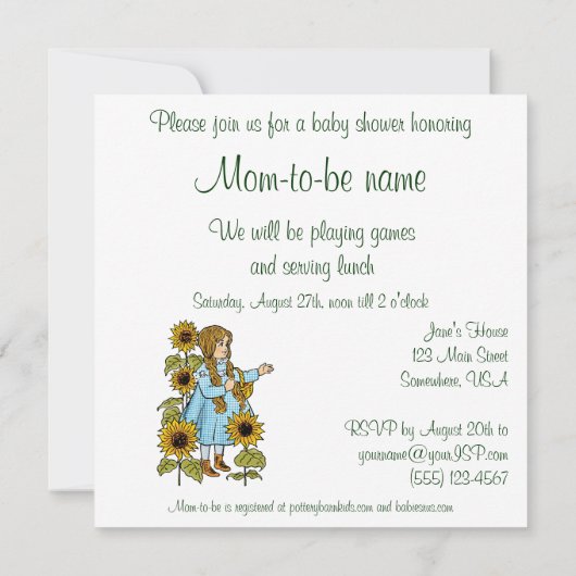  Tovenaar van de Uitnodiging van de Partij van het (Achterkant)