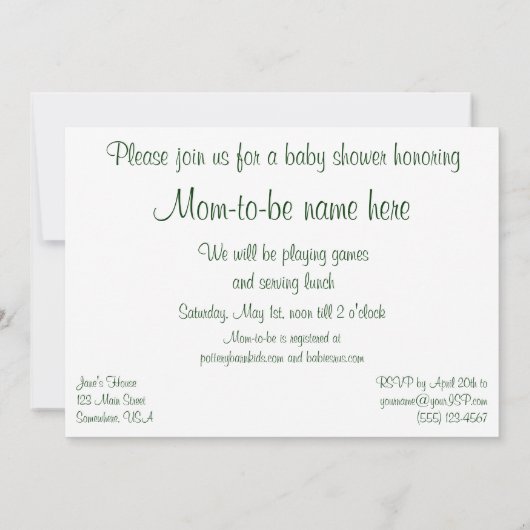 Tovenaar van de Uitnodiging van de Partij van het  (Achterkant)