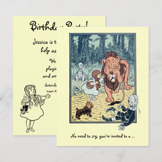  Tovenaar van de Uitnodiging van de Partij van Oz  (Voorkant / Achterkant)