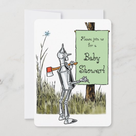  Tovenaar van de Uitnodiging van het Baby shower O (Voorkant)