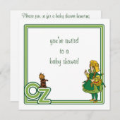  Tovenaar van de Uitnodiging van het Baby shower O (Voorkant / Achterkant)