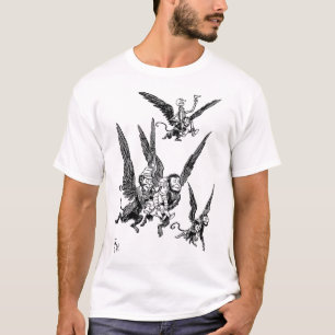 Tovenaar van de vliegende apen van Oz T-shirt