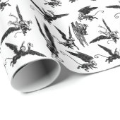 Tovenaar van de vliegende apen van Oz Wrapping pap Cadeaupapier (Rol Hoek)
