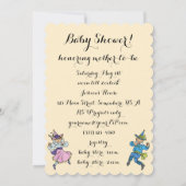  Tovenaar van het Baby shower Oz Dancing Munchkins Kaart (Achterkant)