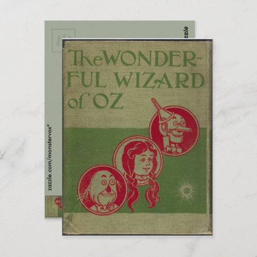 Tovenaar van het Briefkaart Oz (Voorkant / Achterkant)