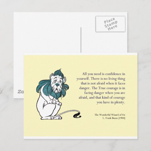 Tovenaar van het Briefkaart van de Aanmoediging va (Voorkant / Achterkant)