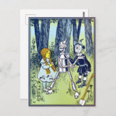  Tovenaar van het Briefkaart van de Illustratie Oz (Voorkant / Achterkant)