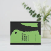 Tovenaar van het Briefkaart van Oz geannoteerd (Staand voorkant)