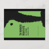 Tovenaar van het Briefkaart van Oz geannoteerd (Voorkant)