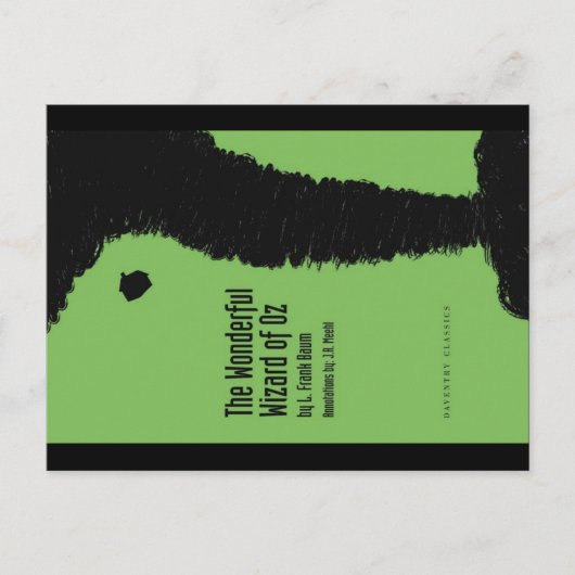 Tovenaar van het Briefkaart van Oz geannoteerd (Voorkant)