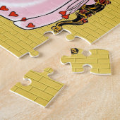 Tovenaar van het Citaat Oz- Glinda Legpuzzel (Zijkant)