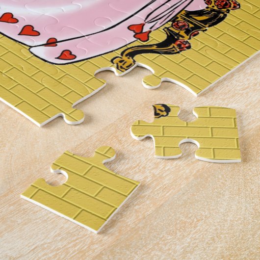 Tovenaar van het Citaat Oz- Glinda Legpuzzel (Zijkant)