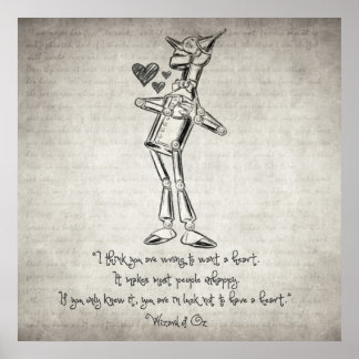 Tovenaar van het Citaat Oz Poster