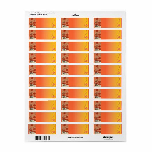 Tovenaar van het Etiket van het Adres Oz (Full Sheet)