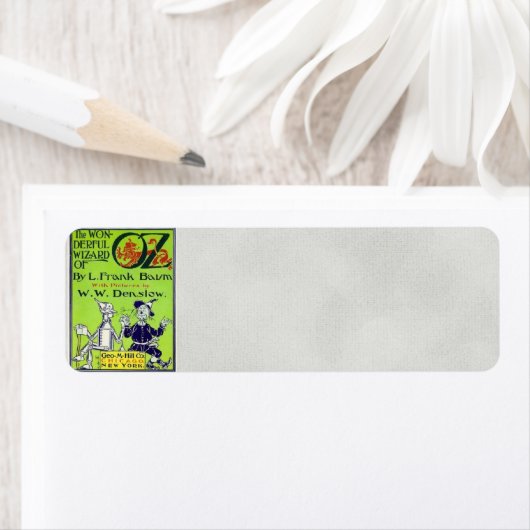 Tovenaar van het Etiket van het Adres Oz (Insitu)