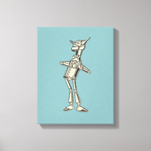 Tovenaar van het Man van de Tin van Oz Canvas Afdruk (Voorkant)